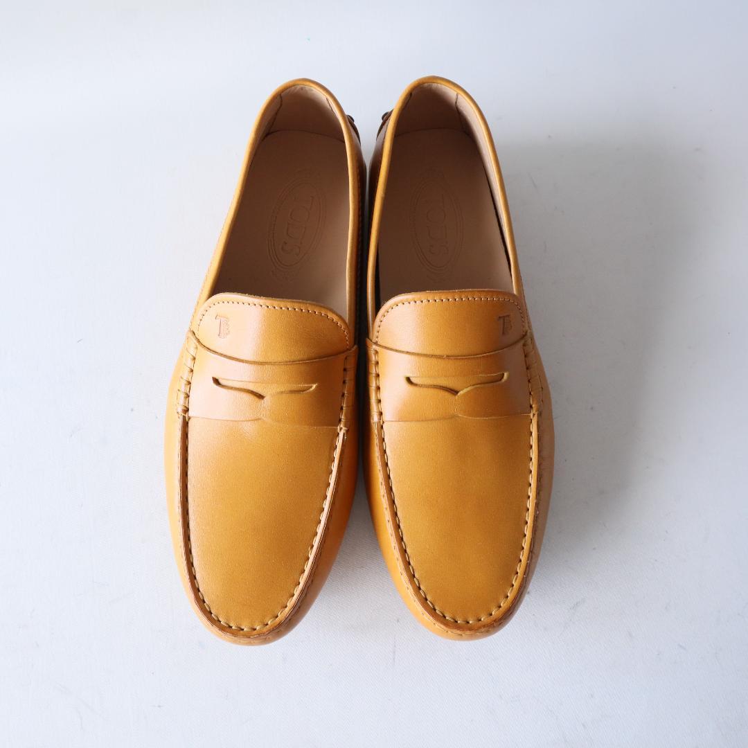 未使用トッズ　ゴンミーニ　イエローキャメル　8.5 27.5cm ドライビング