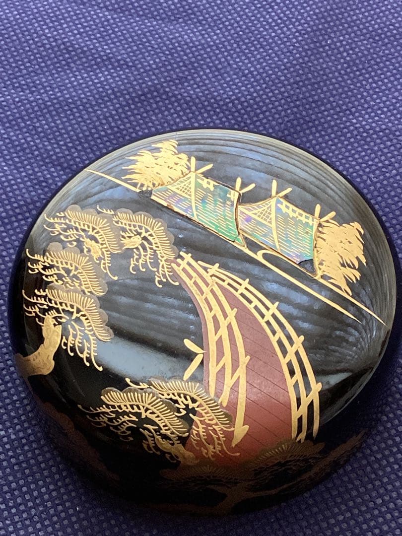 茶道具 金蒔絵 棗 平棗 一斉