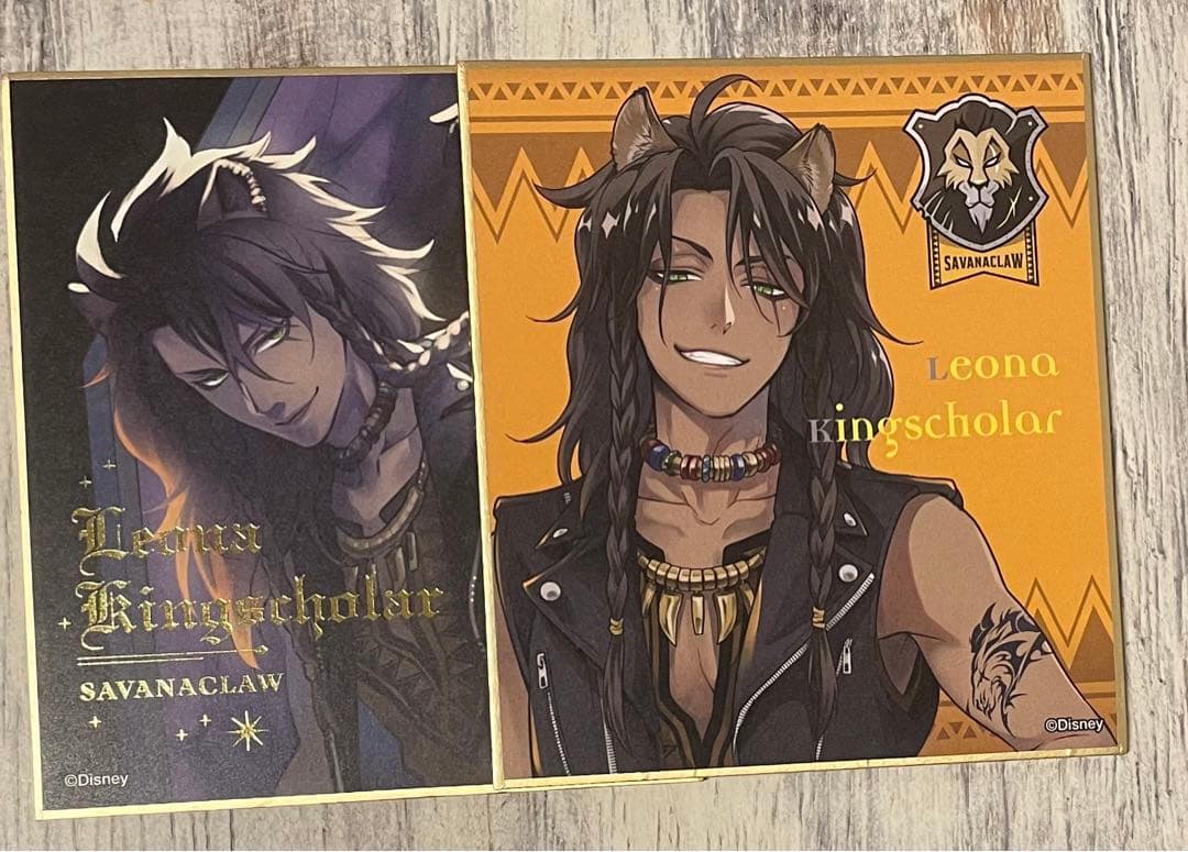 ツイステ レオナ・キングスカラー 色紙 - メルカリ