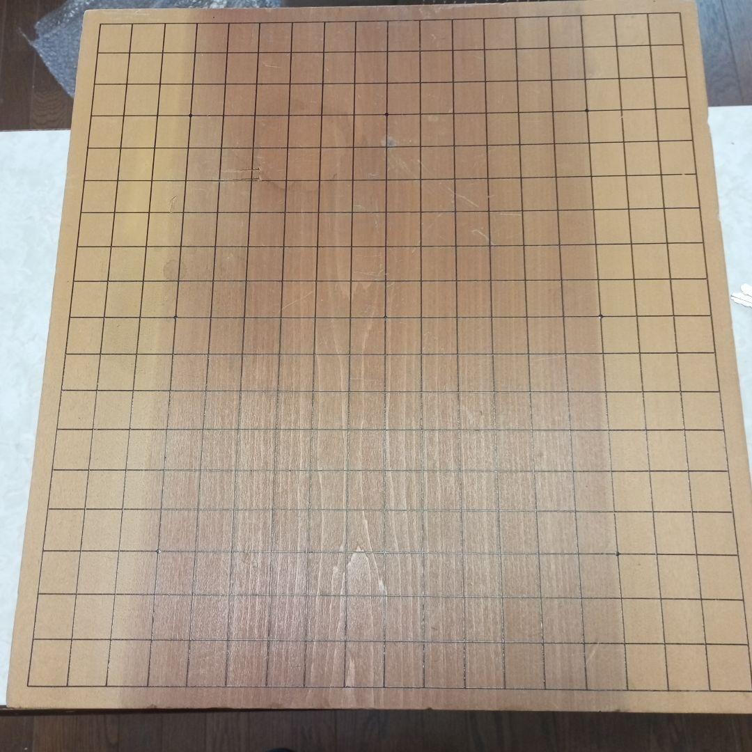 本格囲碁盤　本榧　碁盤囲碁　ヘソあり美品　高級品昭和レトロ　脚付囲碁盤碁石セット