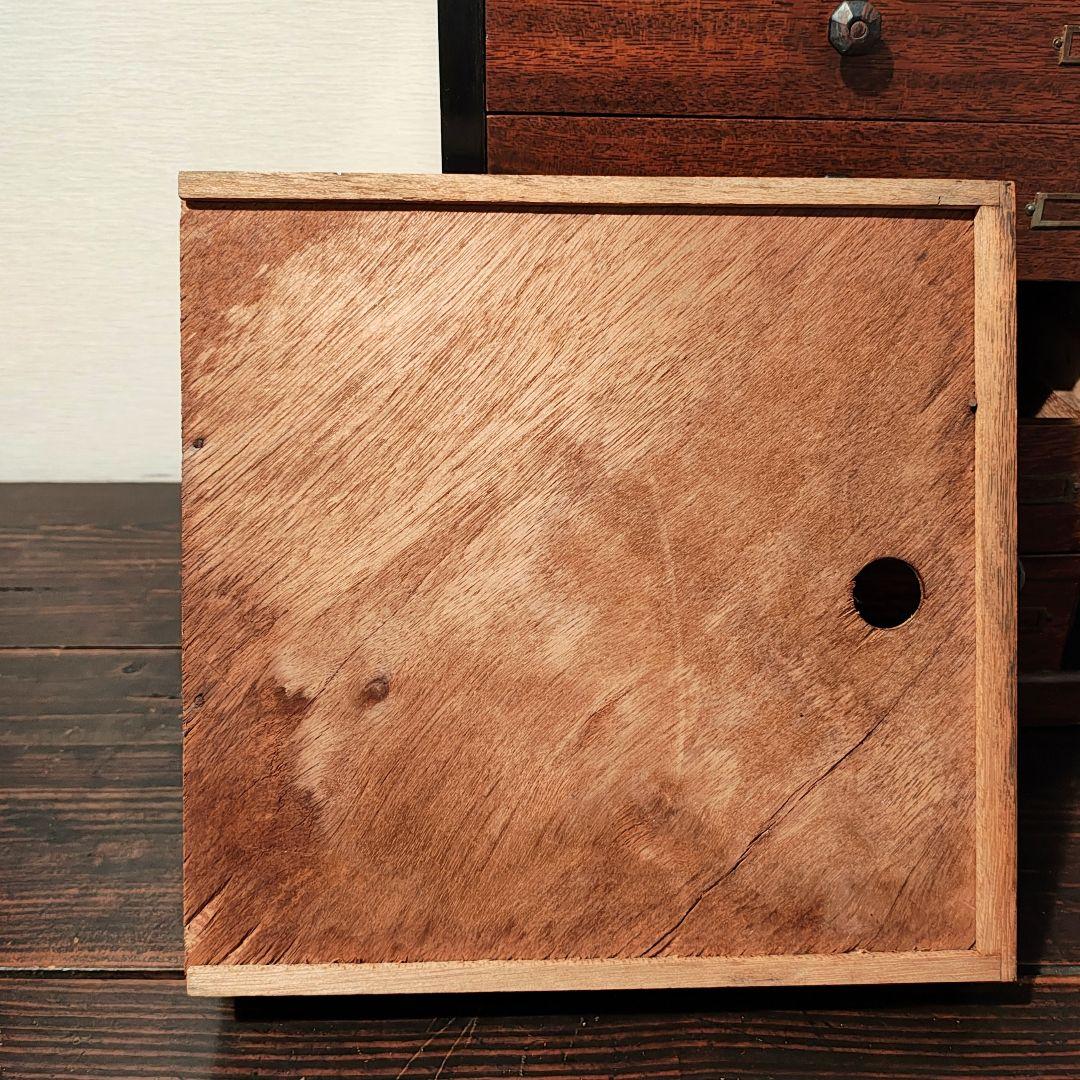 小引き出し5杯 小抽斗 昭和レトロ 木箱 古家具