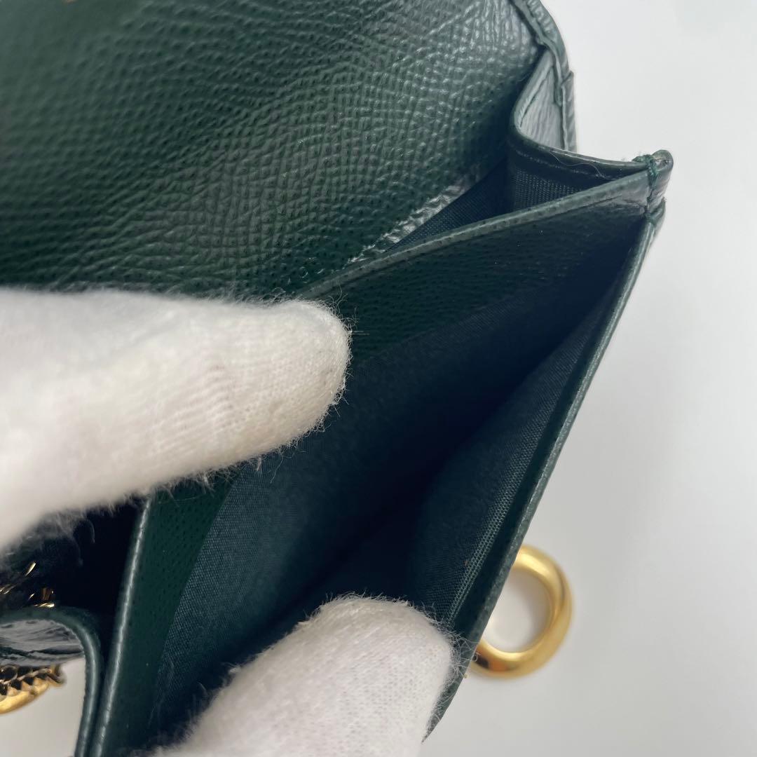 【希少色 極美品】フェラガモ ガンチーニ カードケース ケース キーリング