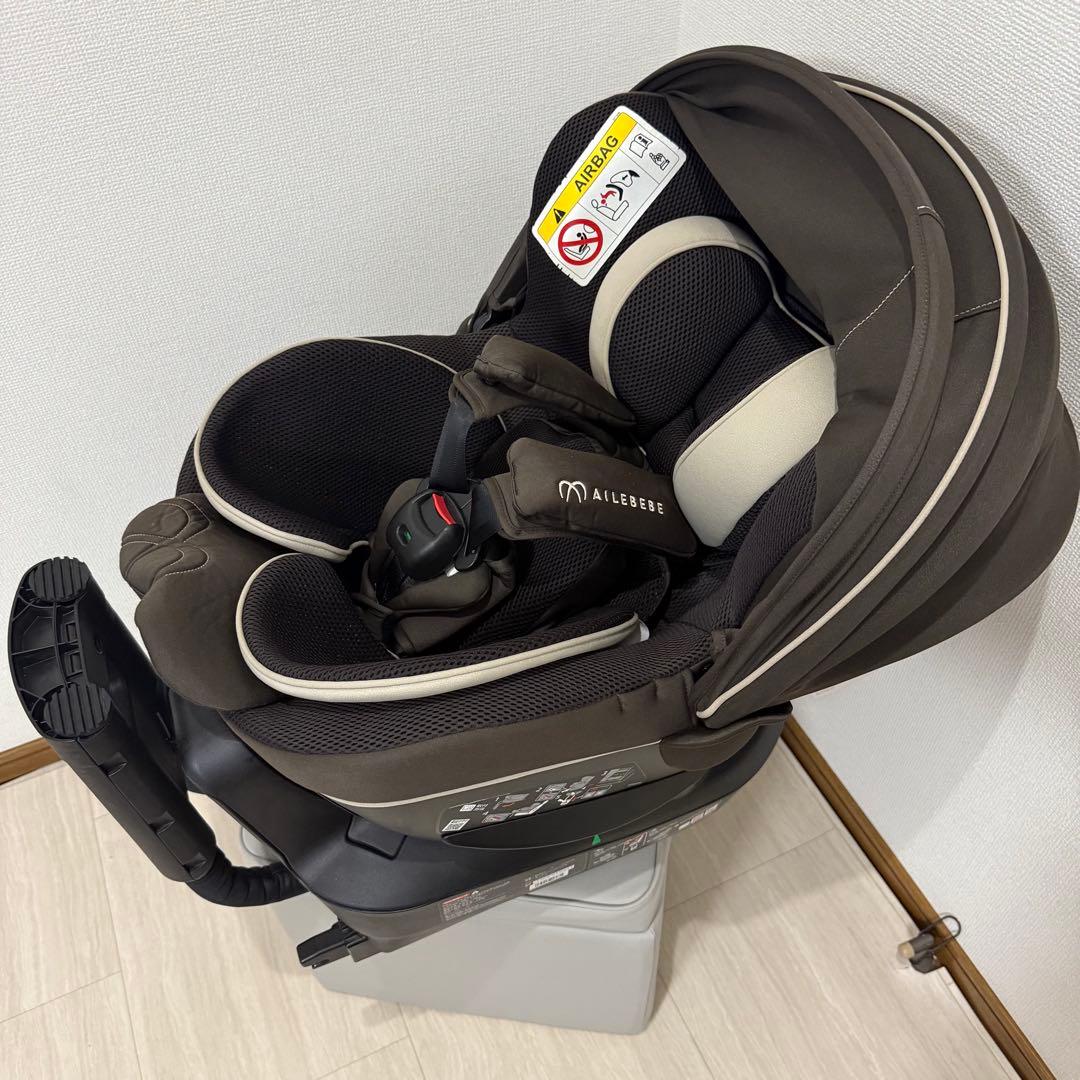 【極美品】エールべべ クルット5i グランスISOFIX最上位モデル ブラウン
