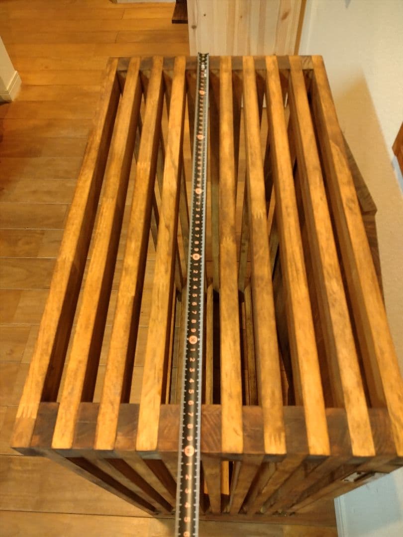 木製 ハンドメイド オーダー ワトコオイル 水槽台 アクアラック ベンチ