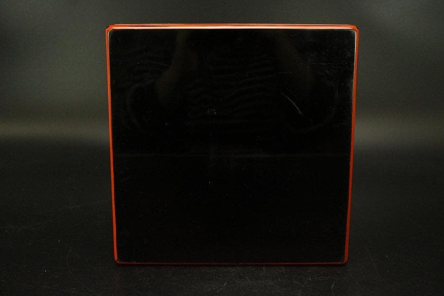 茶道具 漆刻 菓子器 蓋物(ZE570)