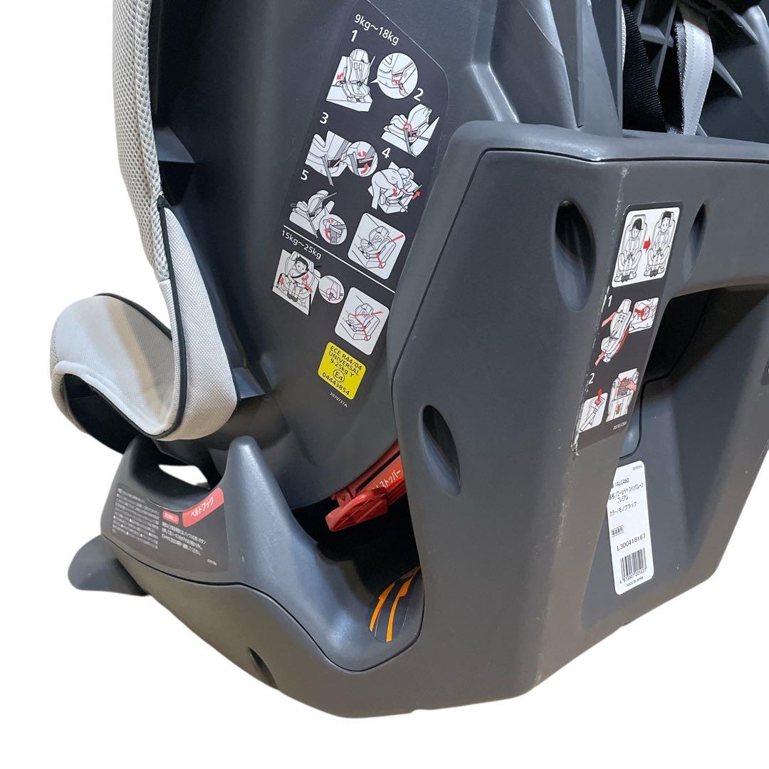 エールべべ　スイングムーンプレミアム　モノブラック　ALC460 ジュニアシート