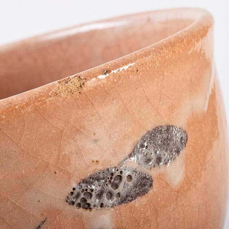 萩焼 草文 茶碗 銘「古今」 仕覆付 堀内宗完(兼中斎)極め