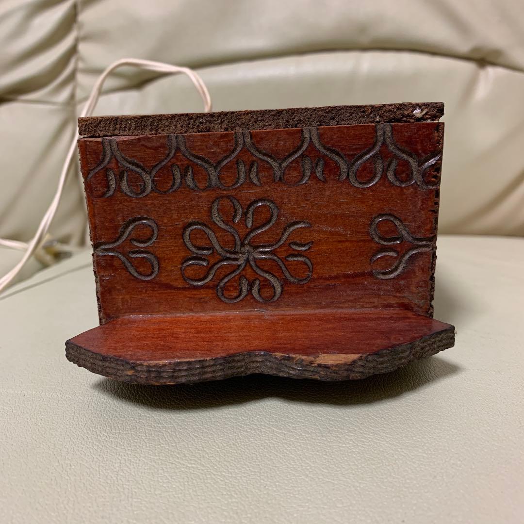 聖母マリアの彫刻入り木製箱 祭壇 キリスト ローライダー チカーノ