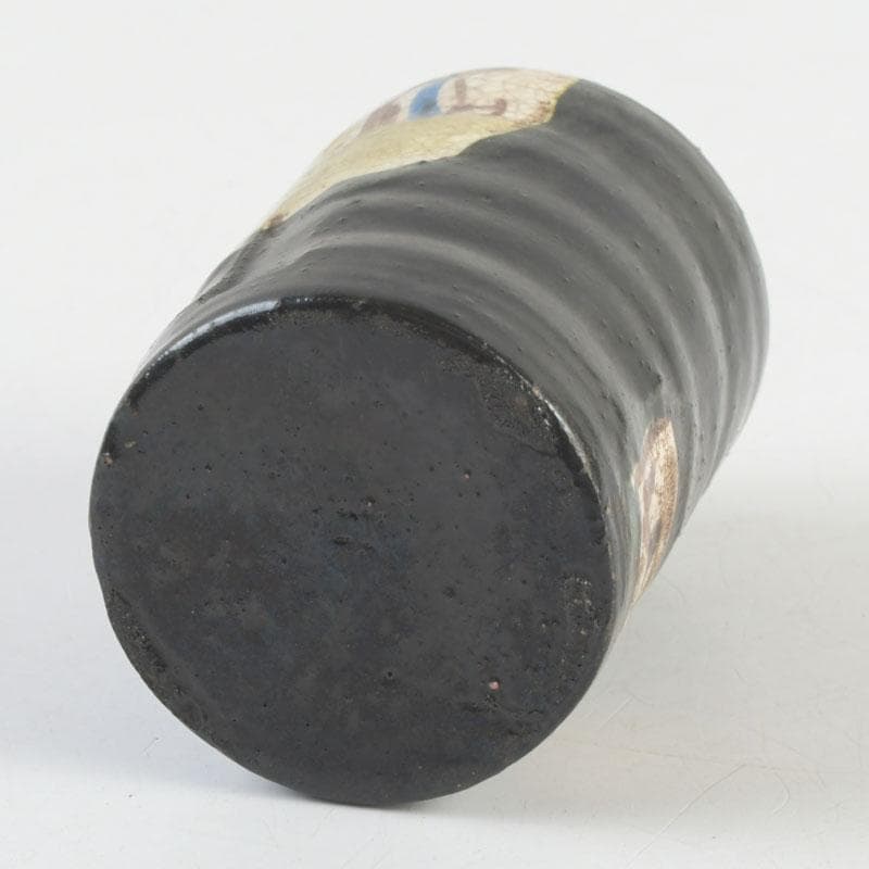 茶道具 尾形乾山 草文 茶入 仕覆付 裏千家八代 又玄斎極め