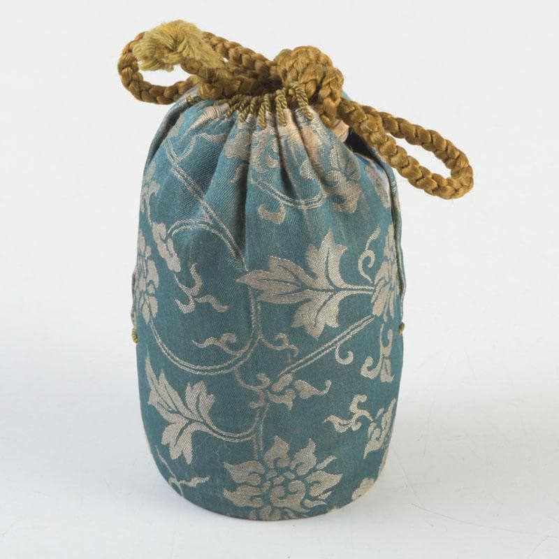 茶道具 尾形乾山 草文 茶入 仕覆付 裏千家八代 又玄斎極め