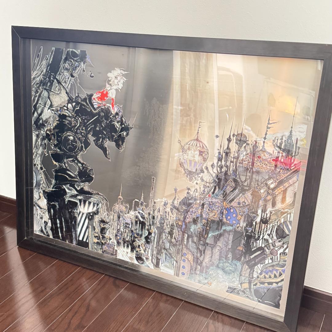 天野喜孝　FF6 街DX 版画 ティナ 魔導アーマー ファイナルファンタジー