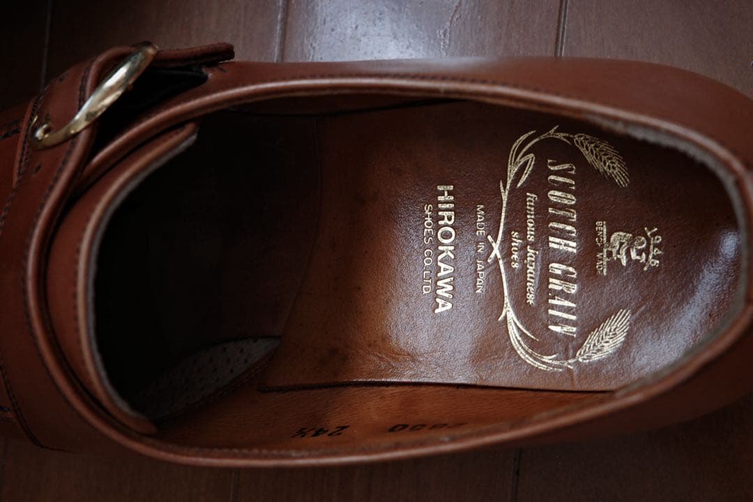 スコッチグレイン モンクストラップ　24.5