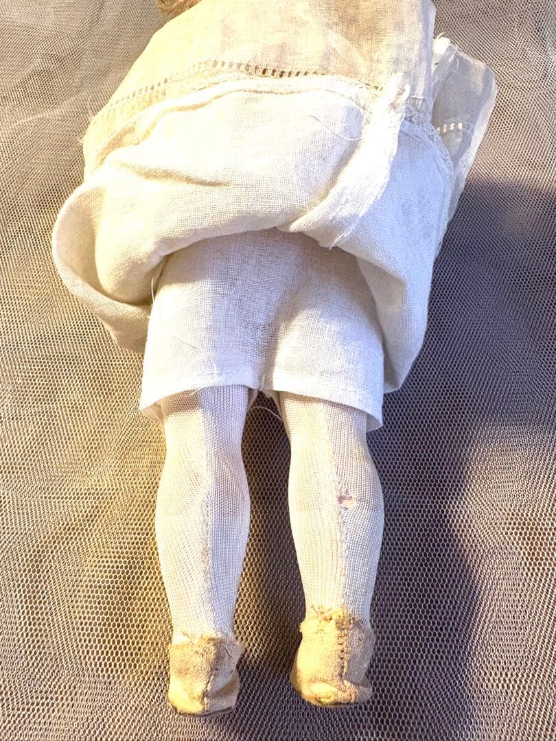 ♡UNIS FRANCE ビスクヘッド コミュニオンドール 初聖体 スタンド付