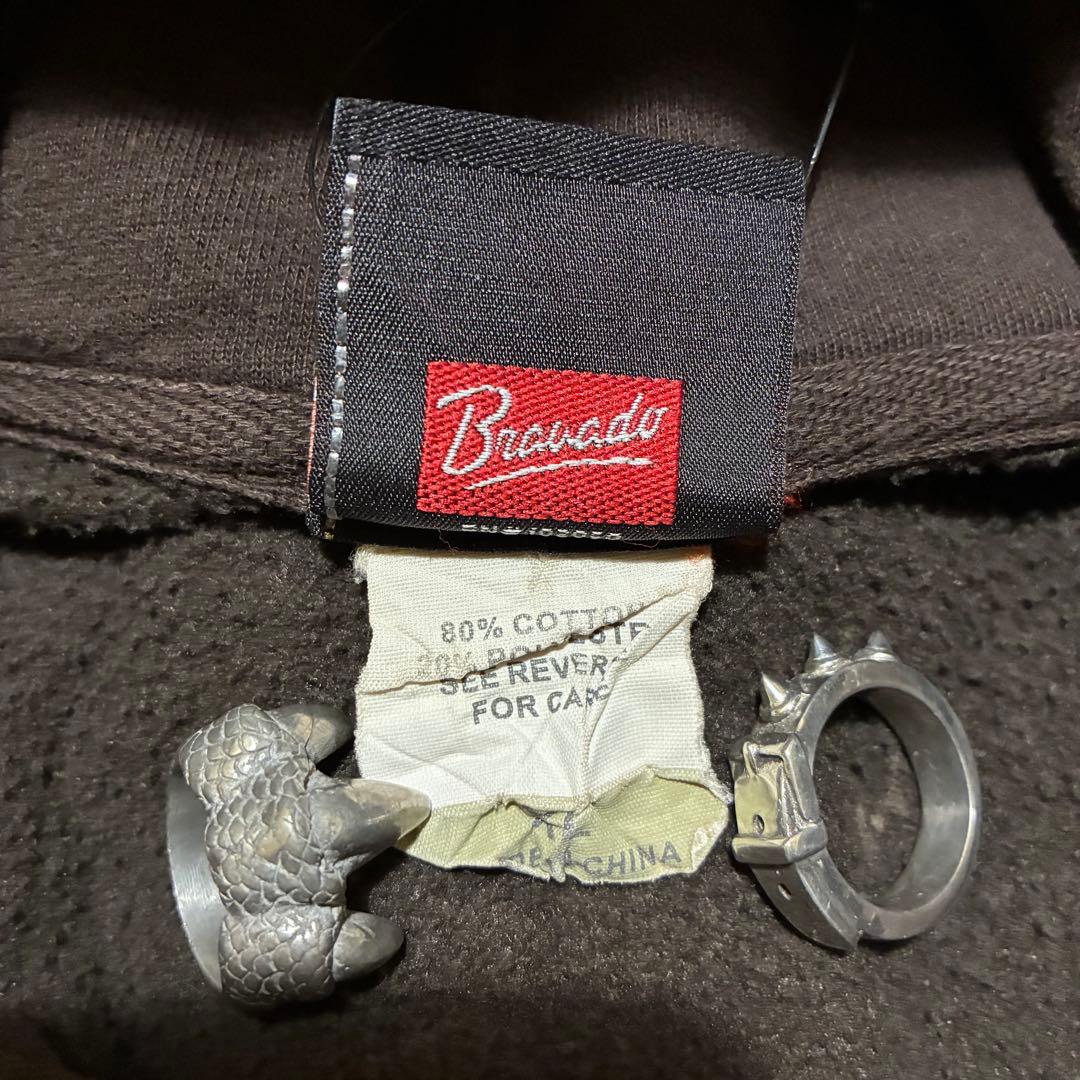 HARLEY-DAVIDSON プルオーバーパーカー　袖プリント　No1 スカル