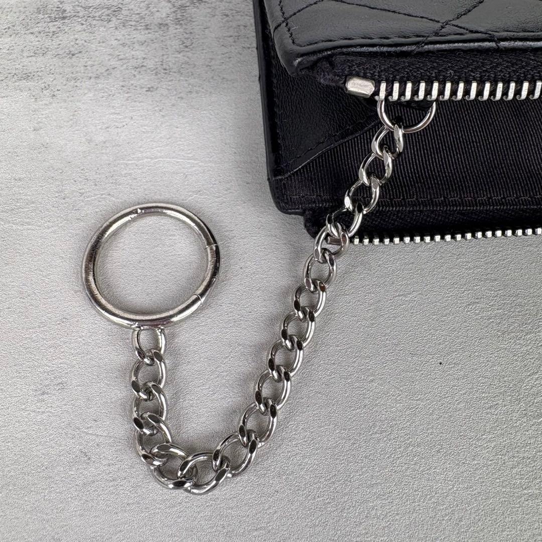 CHANEL シャネル　マトラッセ　キーリング付き　ケース