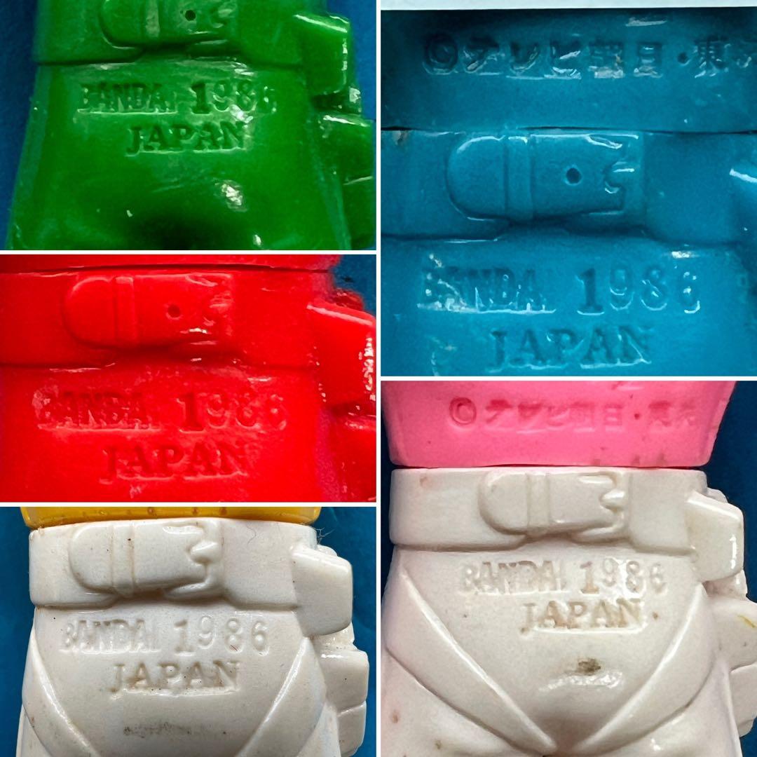 昭和レトロ超貴重超新星フラッシュマンソフビ5体セット