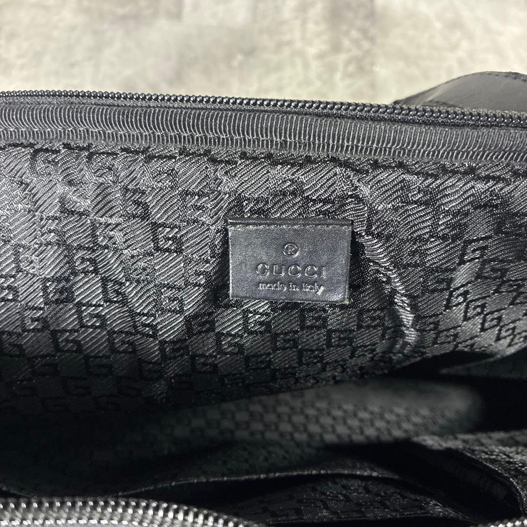 【訳あり】GUCCI グッチ ビジネスバッグ パソコンバッグ ナイロン ブラック