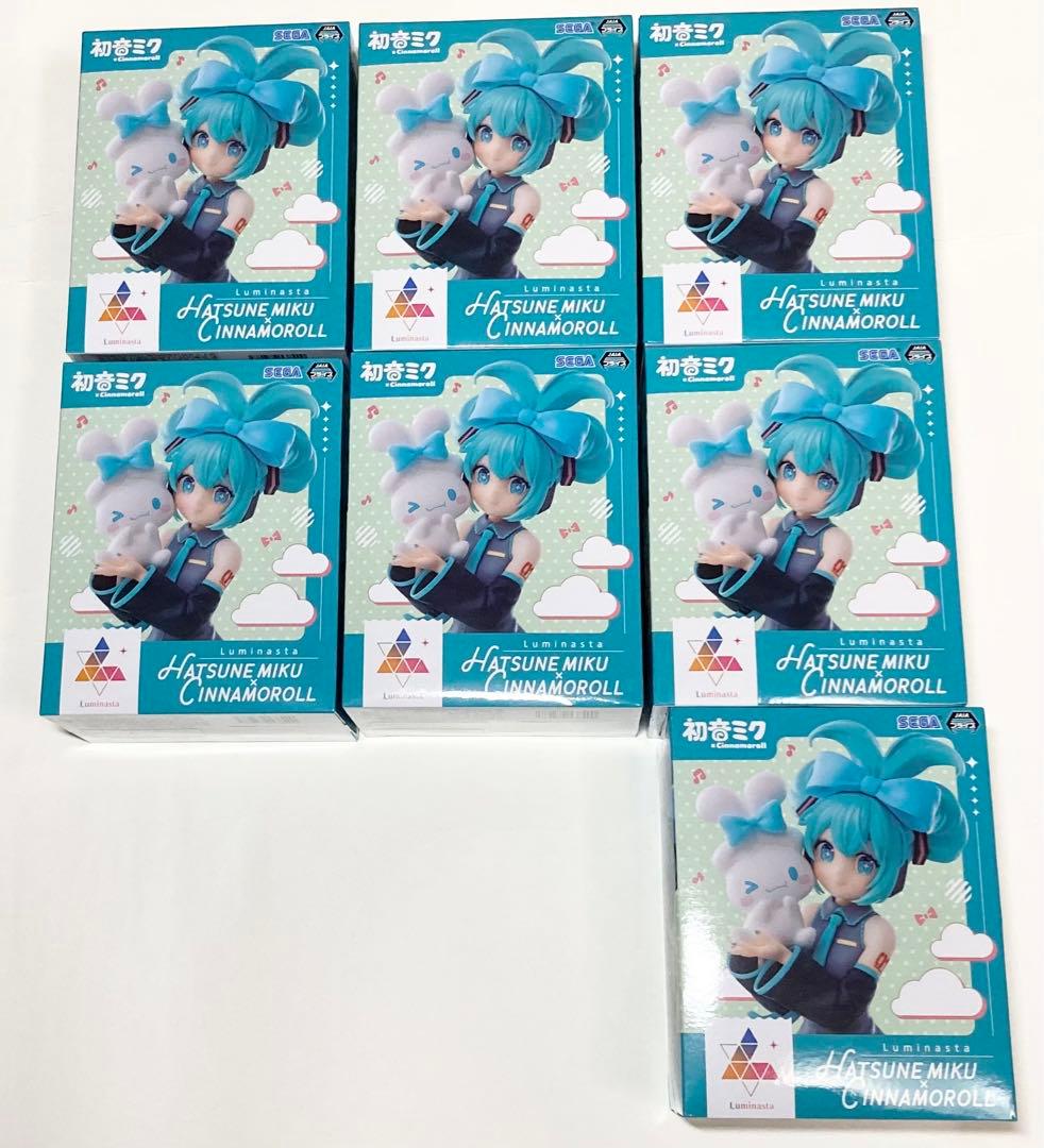 初音ミク シナモロール プライズフィギュア まとめ売り 7点セット