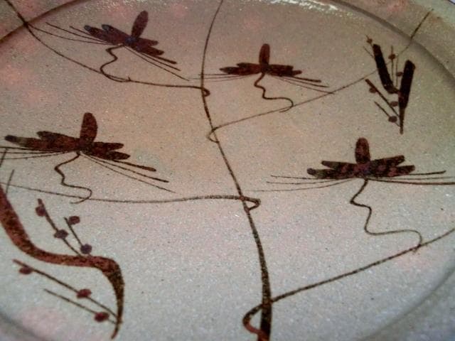 菓子鉢■三玄窯 絵唐津 菓子皿 菓子器 飾り皿 お茶道具 古美術 時代物 骨董■