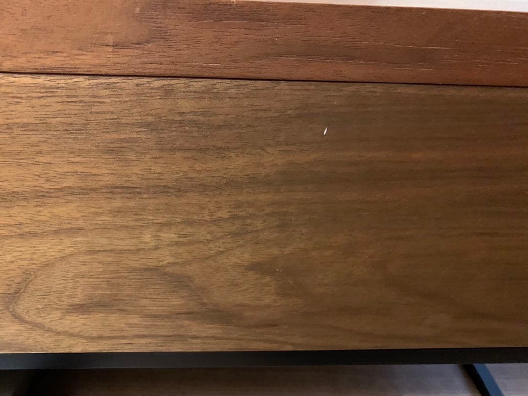 ニトリ ローテーブル ブラウン 木製 リフトアップ可 収納あり