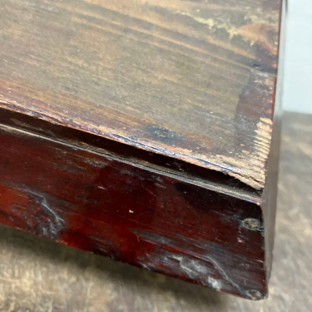 李朝朝鮮王朝時代祭祀の器木皿1点③ アンティーク韓国骨董古道具