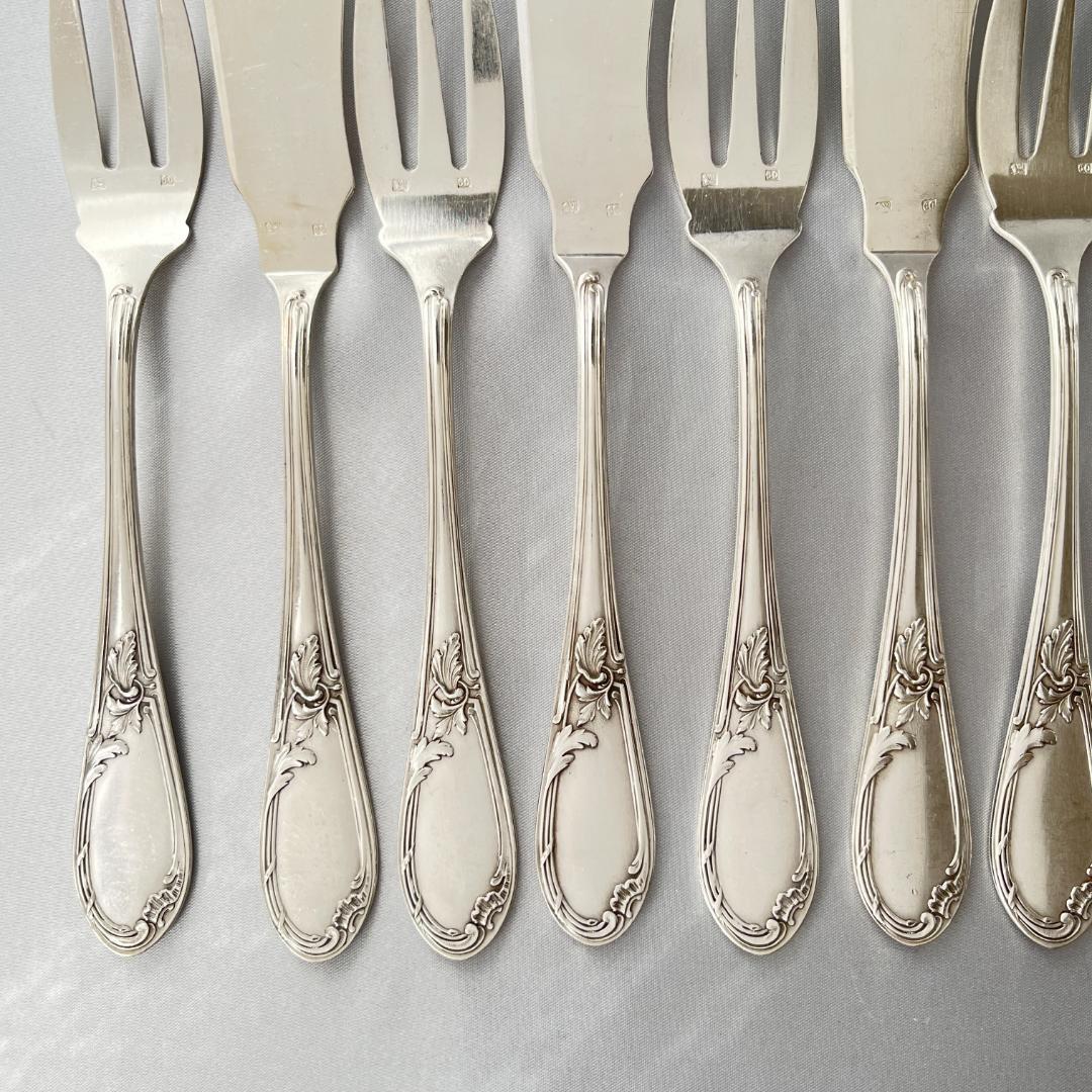 【仏蘭西】 Louis XV カトラリーセット 12本　ルイ15世様式