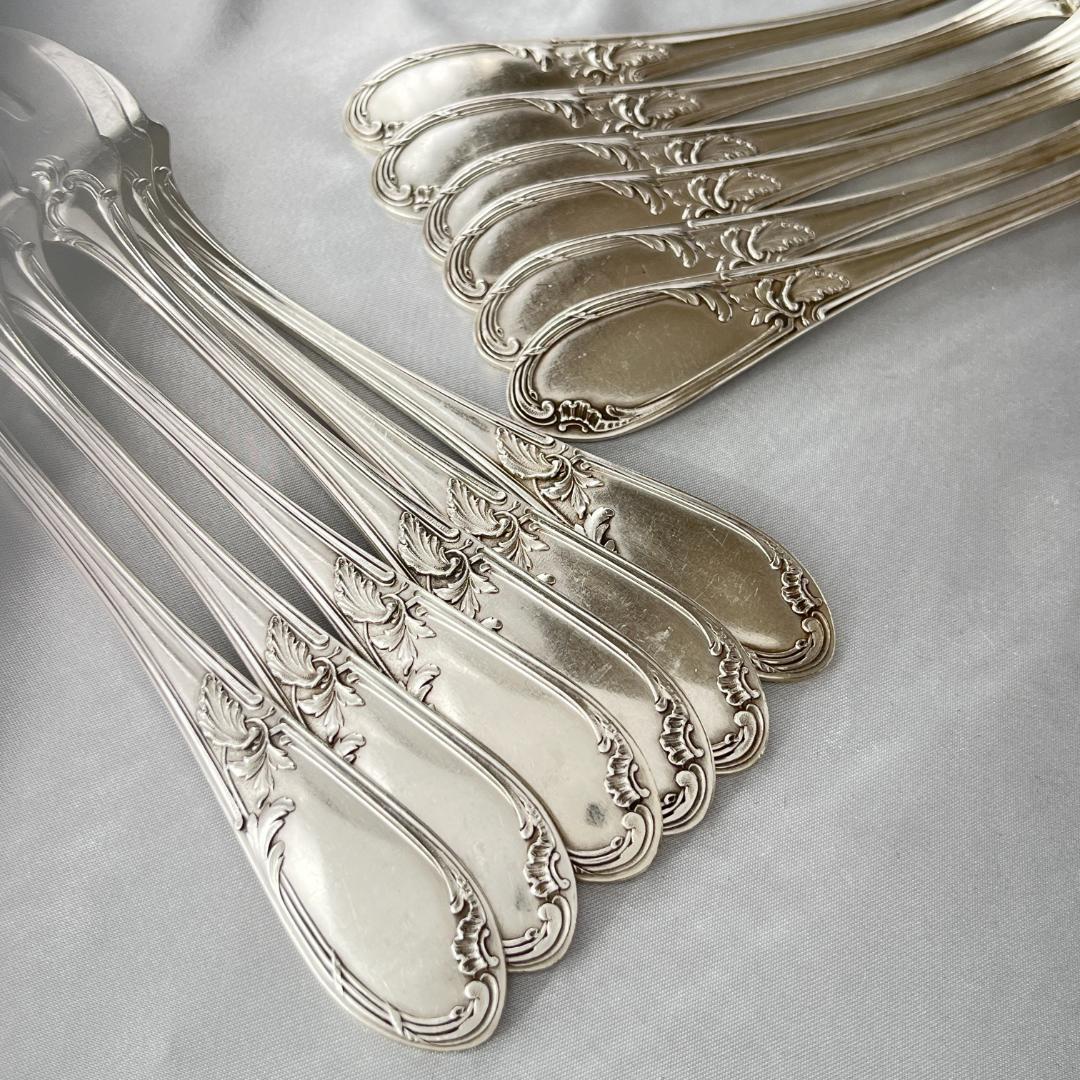 【仏蘭西】 Louis XV カトラリーセット 12本　ルイ15世様式