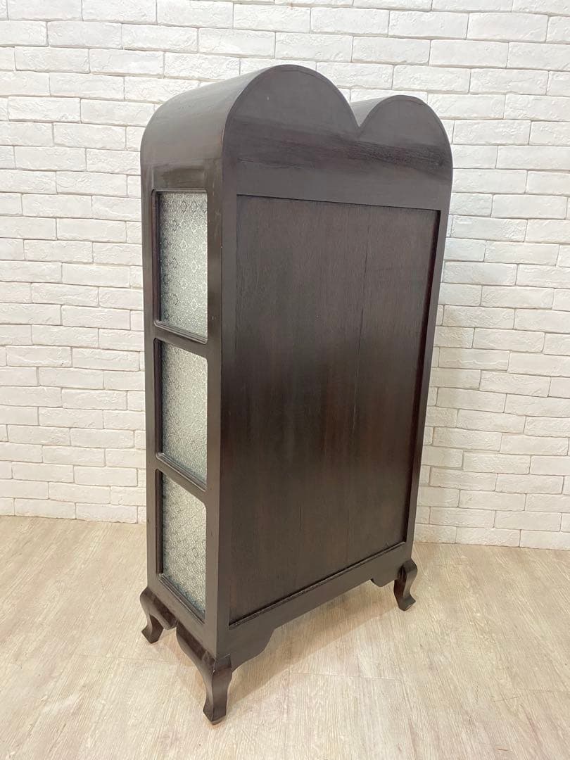 東京都内23区配送無料】アンティーク キャビネット ガラスケース