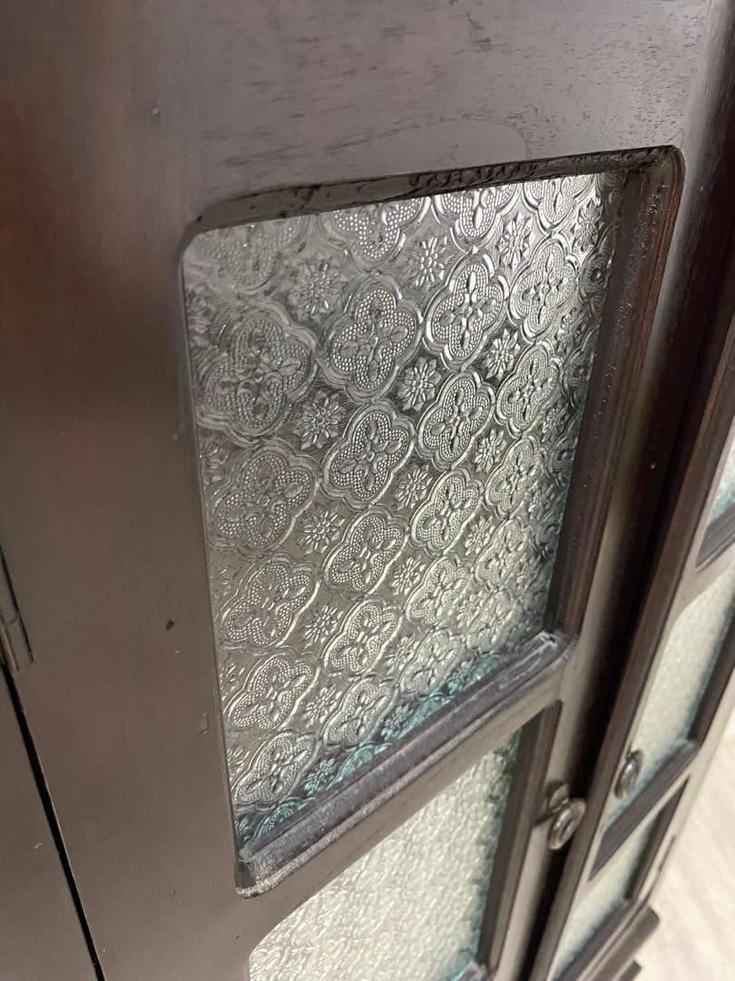 東京都内23区配送無料】アンティーク キャビネット ガラスケース