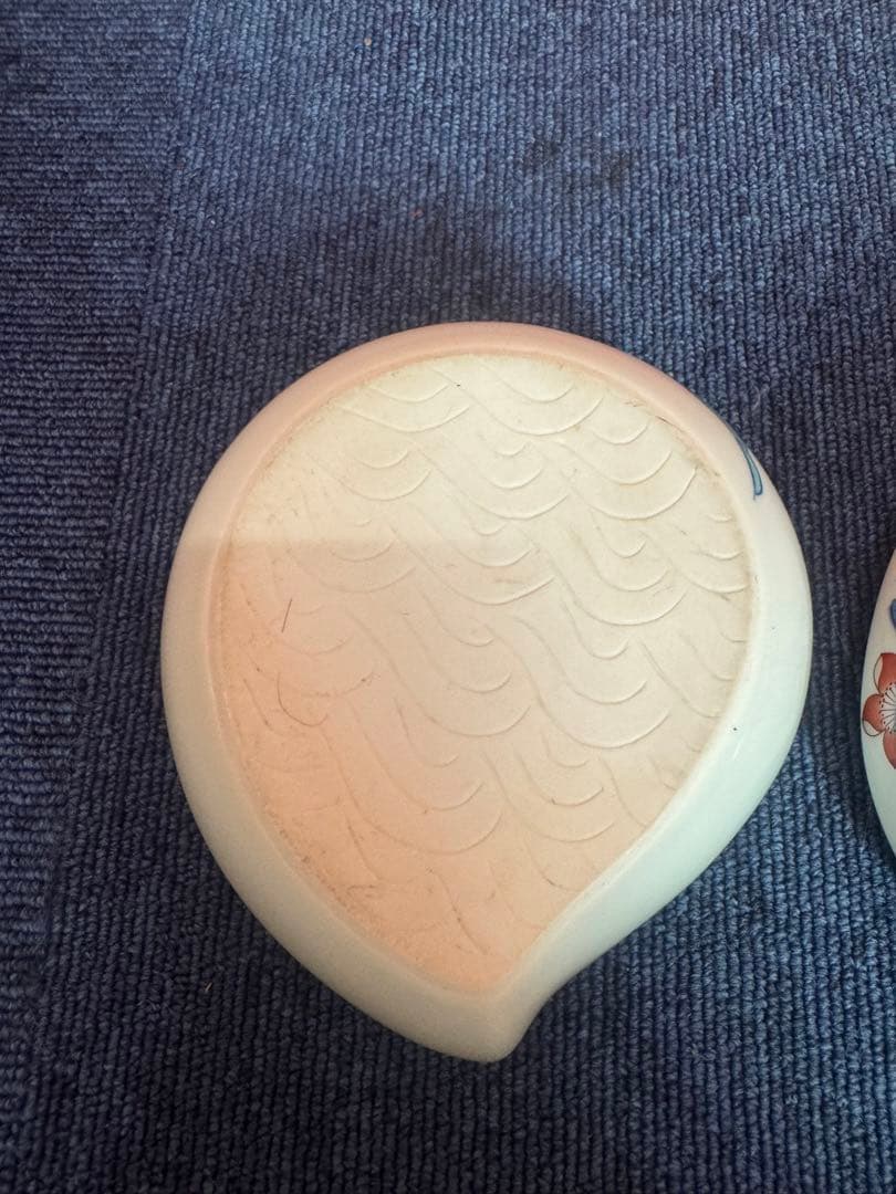 1685 鍋島 畑萬陶苑 色絵桃文 桃形蓋物