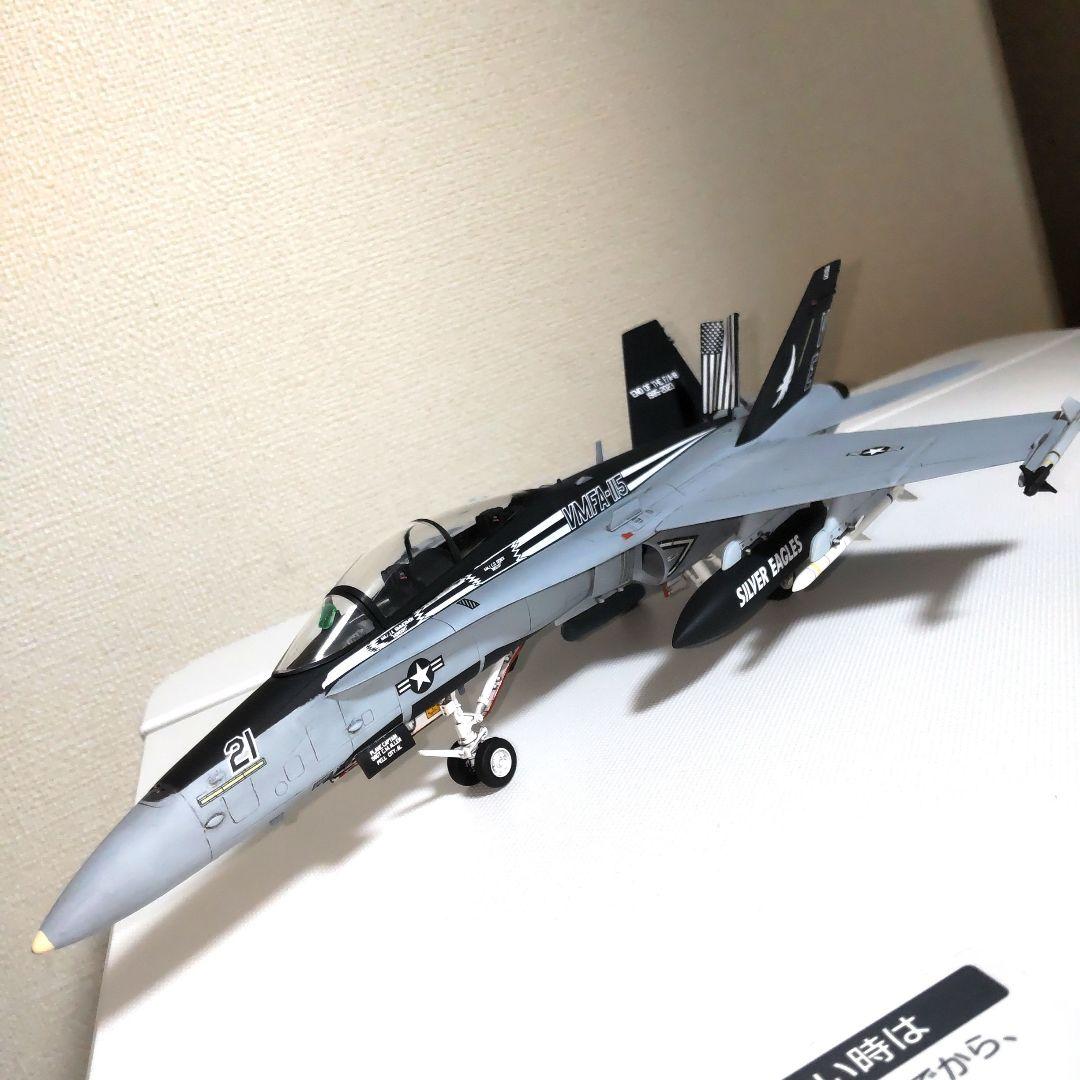戦闘機プラモデル完成品1/72ハセガワF-18ホーネット
