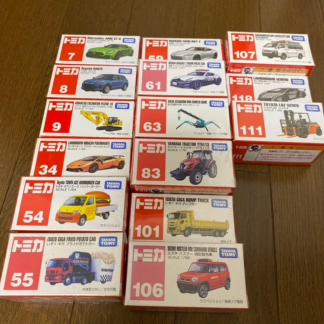トミカまとめ売り15台 - メルカリ