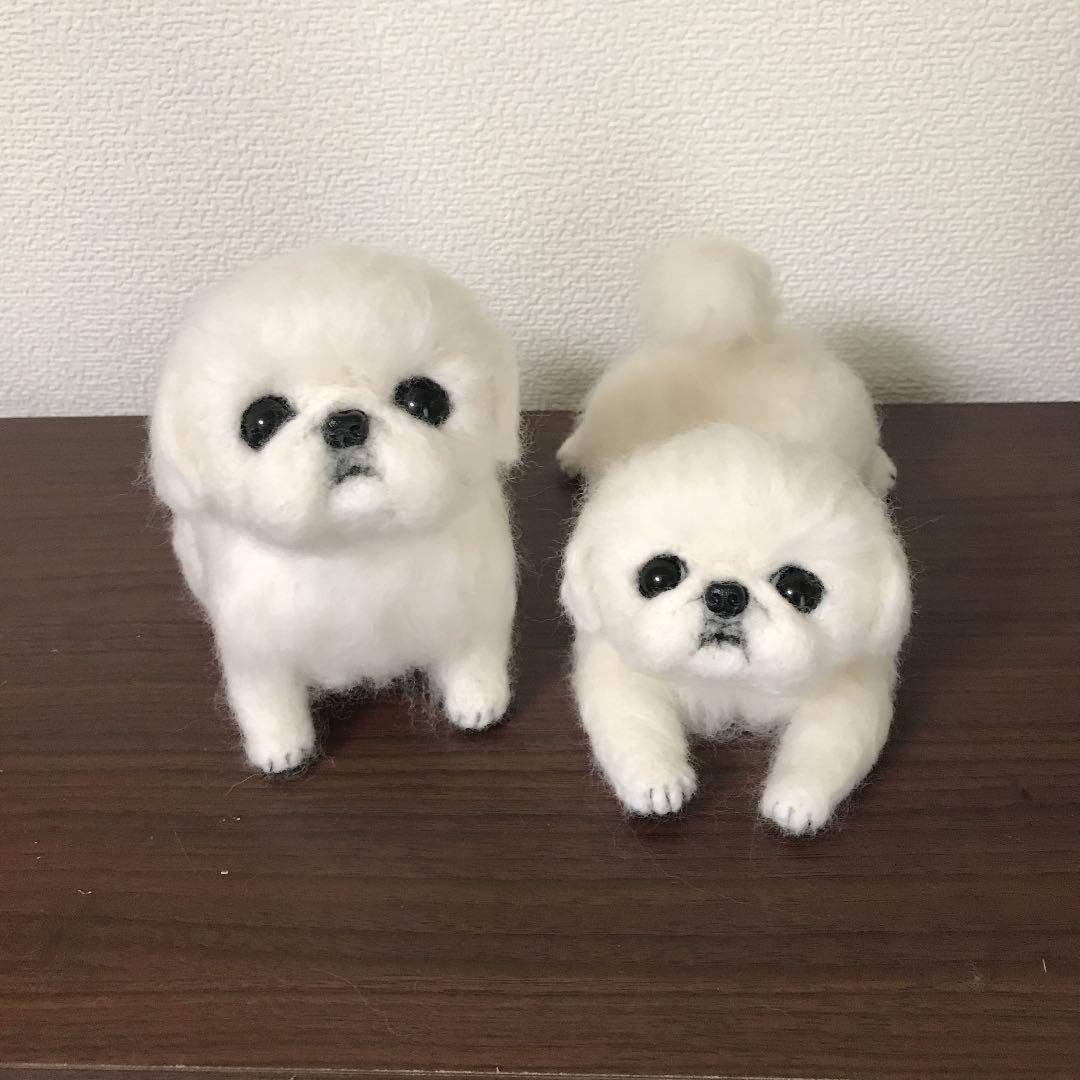 羊毛フェルトペキニーズ
