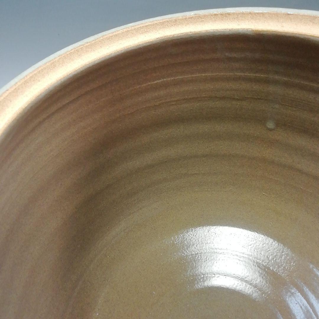 Ｓ７８１　水指　『唐草　中葉』『黃仁哲』　共箱　茶道具