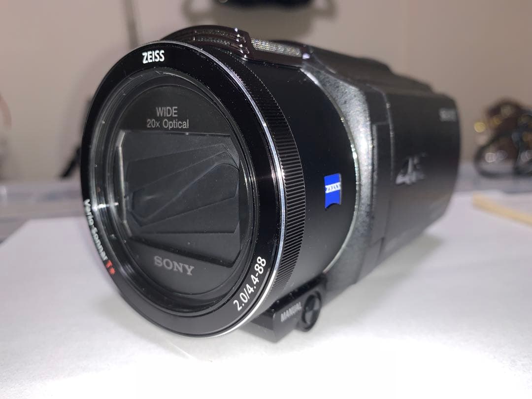 名機 SONY FDR-AX55 空間光学手ぶれ補正4K ビデオカメラ