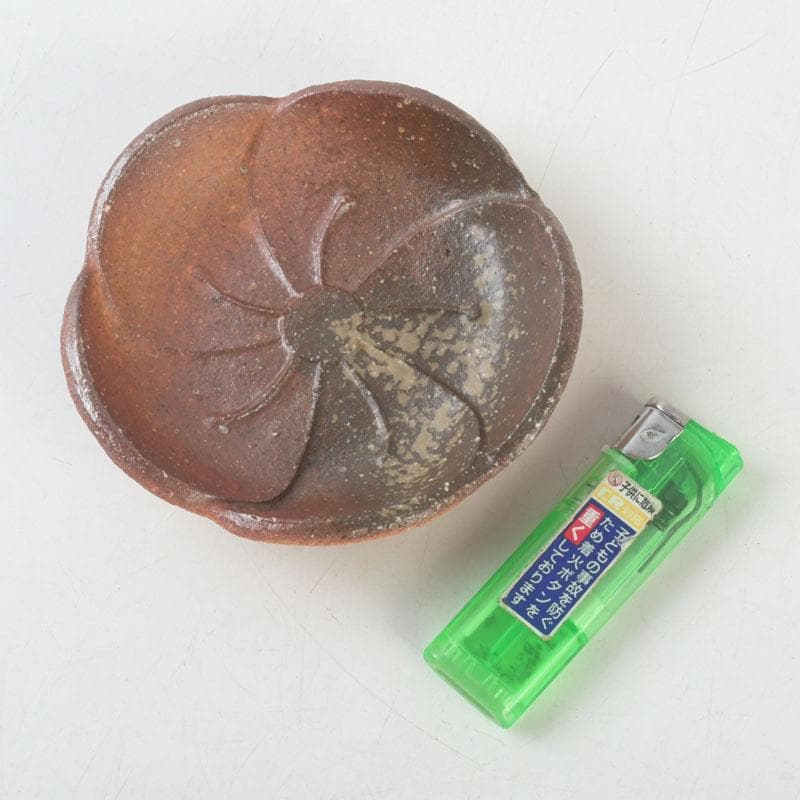 茶道具 信楽焼 高橋楽斎造 ネジ梅 小皿 五客 共箱 V 9662 美術品