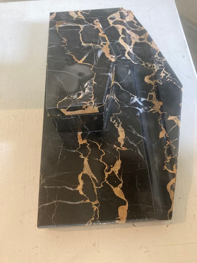 値下げ フランス アンティーク ネロポルトロ 大理石 ペン置き インク