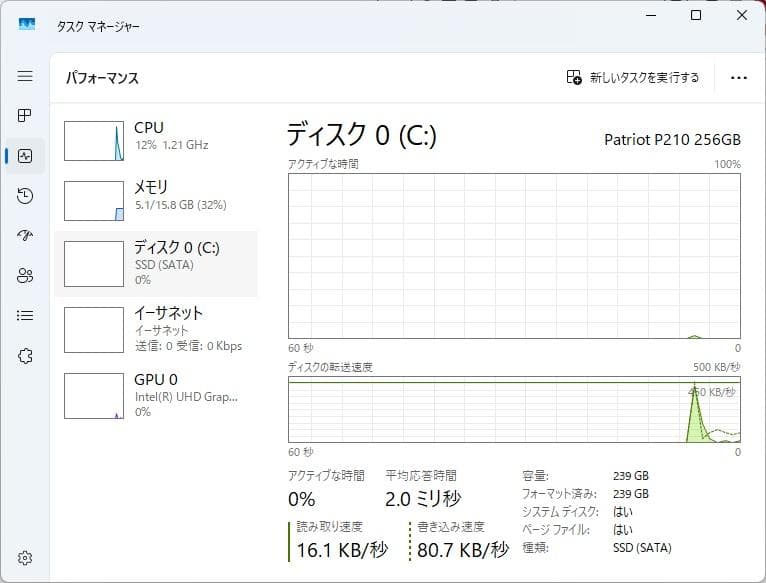 dynabook B65/EP 8世代 i3 Win11 16GB Office