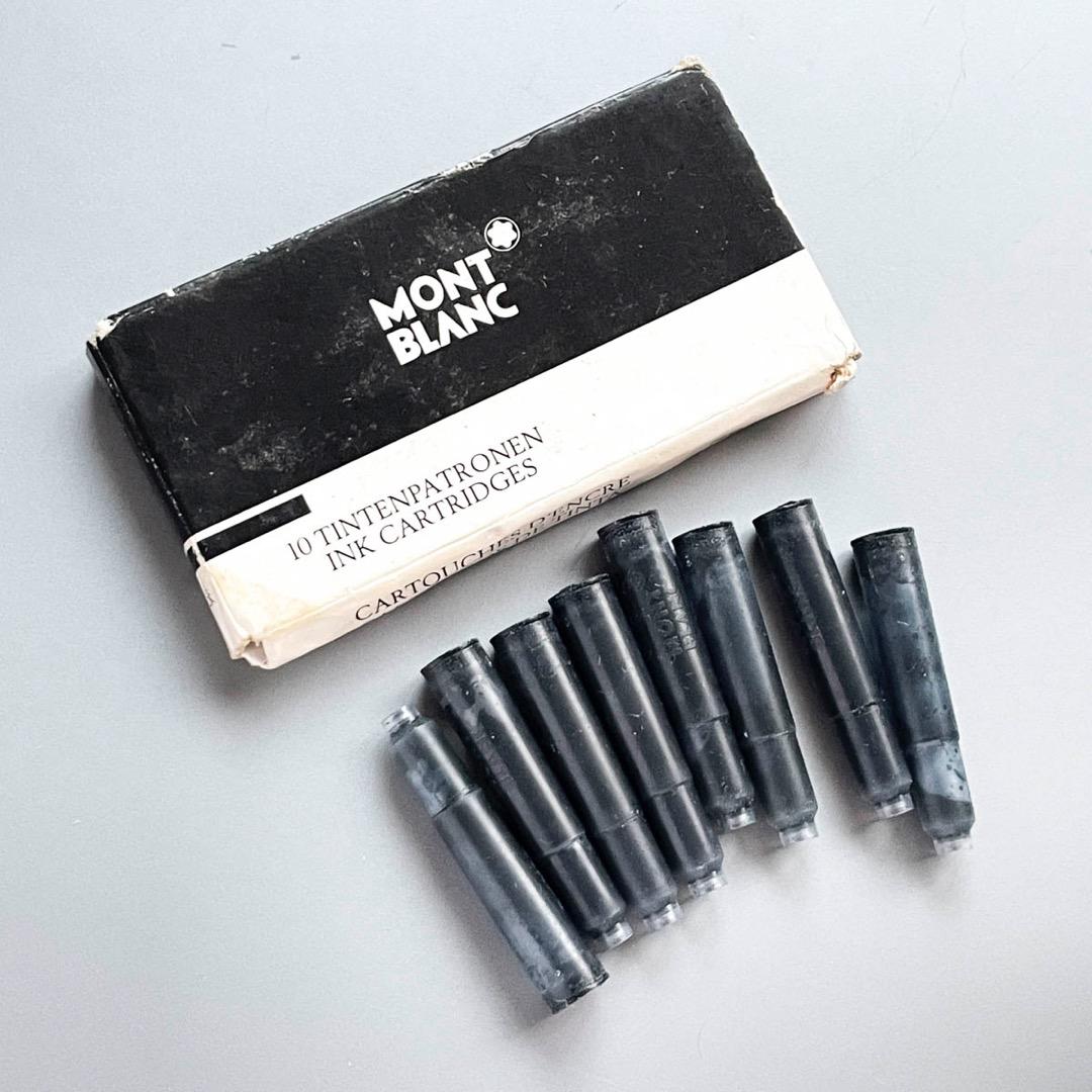 モンブラン 万年筆 80年代 ノブレス Sライン インク・ケース付 普段