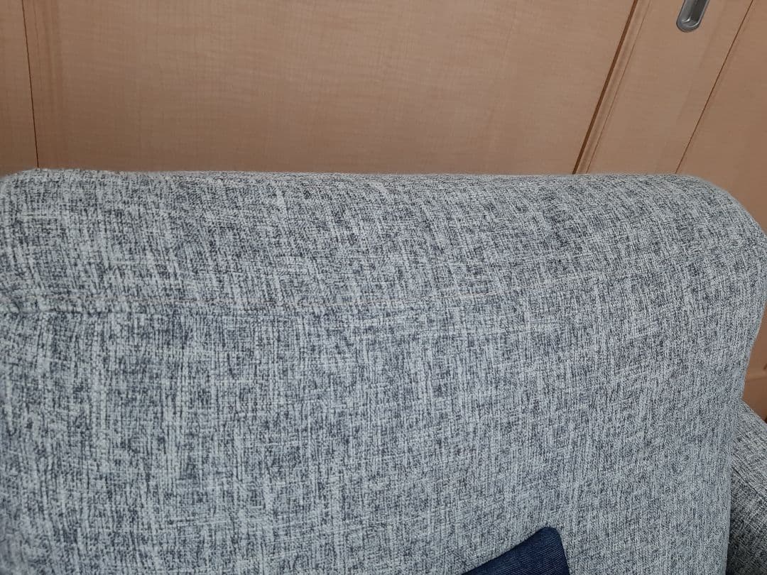 大塚家具 ソファ　 グレー ファブリック 2人掛け