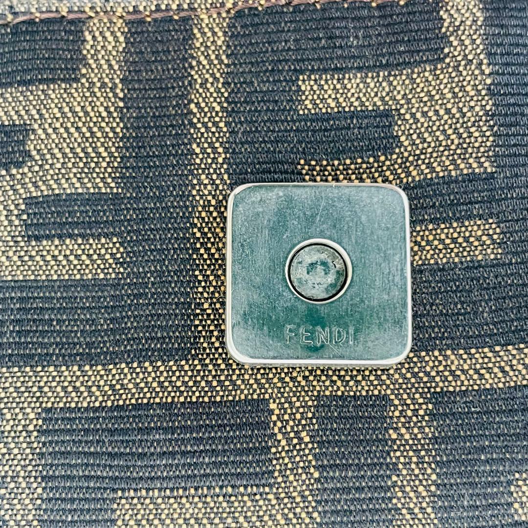 フェンディ　マンマバケット　ハンドバッグ　ショルダーバッグ　ズッカ柄