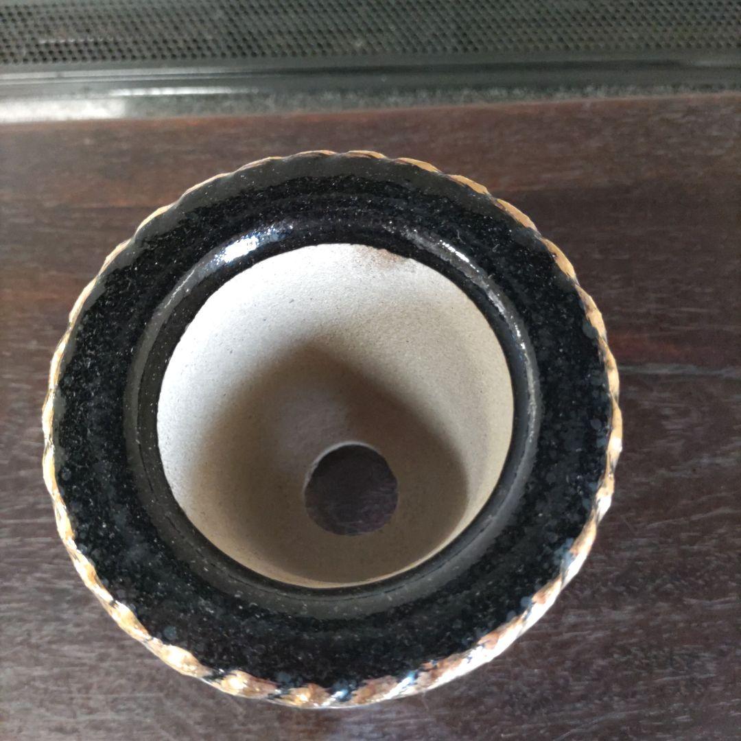 盆栽鉢、植木鉢、蘭鉢、錦鉢 お雛様柄、 京楽鉢、年代鉢、金縁蘭鉢