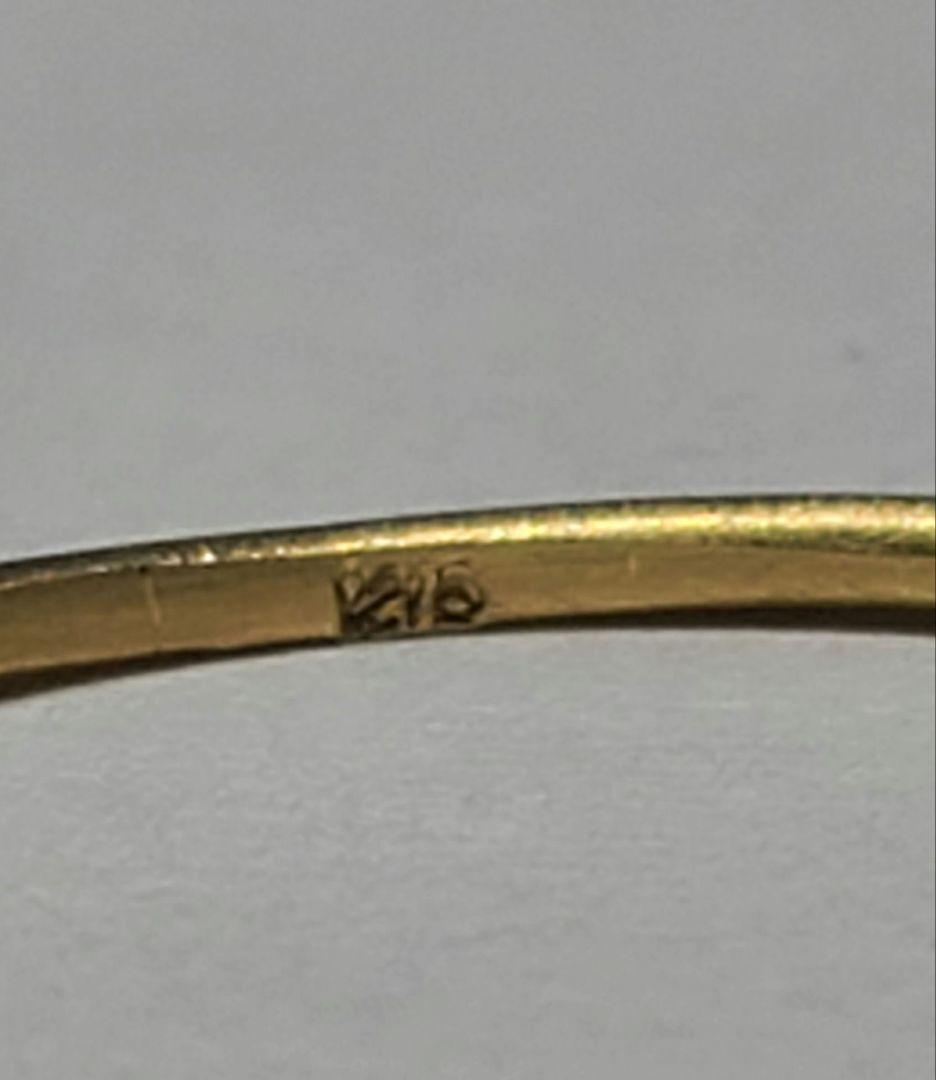 1本でも重ねづけにも可愛いです!!☆18金プレーンリング、マット