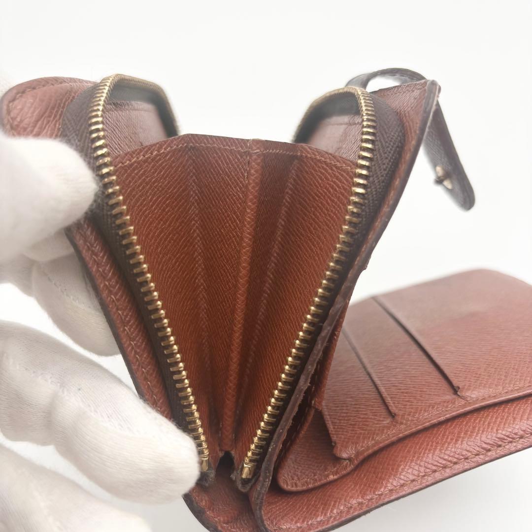 良品】【鑑定済み】ルイ・ヴィトン ✨コンパクトジップ モノグラム 二