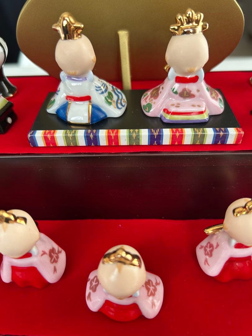 キューピー　お雛様3段かざり ローズオニール　加藤工芸