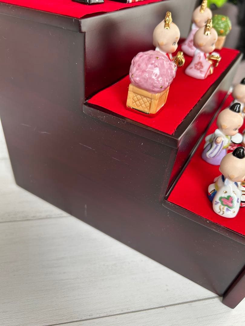 キューピー　お雛様3段かざり ローズオニール　加藤工芸