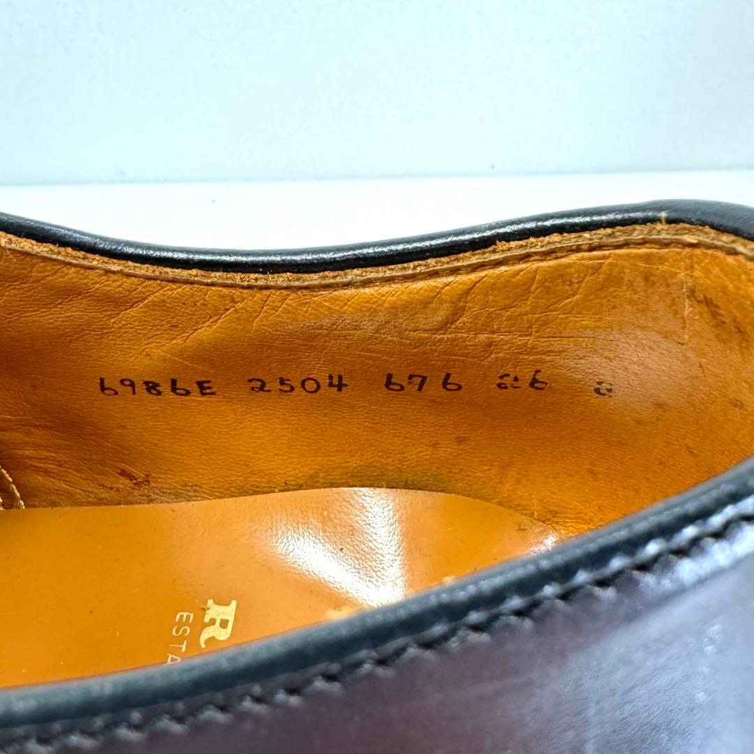 【REGAL】 リーガル （26cm） プレーントゥ 2504 ブラウン 美品