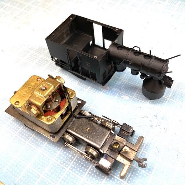 木曽森林鉄道B1リアタンクロコ つぼみ堂製 HO (16.5㎜)