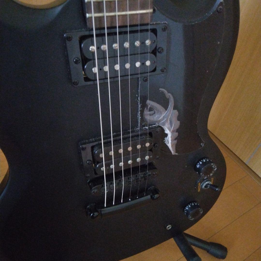 Epiphone SG gothブラックエレキギター