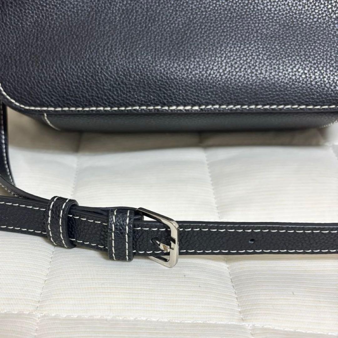 未使用に近い☆agnès b. ブラック　ショルダーバッグ